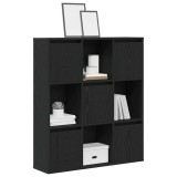 VidaXL Bibliotecă Stejar negru 89x24x101,5 cm Lemn prelucrat