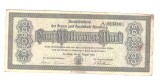 Bancnota Germania Hamburg 5000000 mark/marci 28 august 1923, seria A, unifata, stare buna