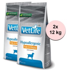 Farmina Vet Life Hypoallergenic Fish &amp;amp;amp; Potato Canine 2 x 12 kg foto