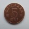 5 ORE 1977 DANEMARCA-S&amp;B