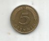 (No2) moneda-RFG Germania-1 PFENNIG-1986 F, Europa
