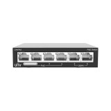 Cumpara ieftin Switch 4 porturi PoE, 2 porturi uplink RJ45 - UNV NSW2020-6T-POE-IN