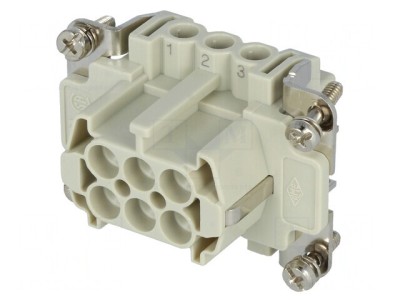 Conector HDC Mamă 6 PIN 16A 500V foto