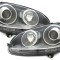 Faruri DEPO VW Golf V 5 (2003-2009) Jetta 3 (2003-2009) GTI Look Negru Performance AutoTuning