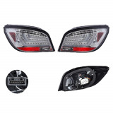 Set stopuri Spate Bmw 5 (E60), 06.2003-03.2007, Sedan, partea Stanga+Dreapta, LED; alb, transparent; tuning; Omologare: ECE, Taiwan, Rapid