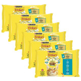 Friskies hrană pentru pisici la plic - somon, ton, sardine și peşte cod &icirc;n sos 6 x (4 x 85 g)