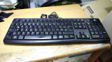 Tastatura PC Logitech K120 German Usb #A7350han, Standard, Cu fir