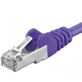Cablu de retea RJ45 cat 6A SFTP 0.5m Mov, sp6asftp005V