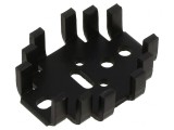 Radiator Extrudat Negru 41.3x33x12.7mm 14K/W
