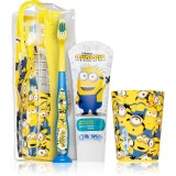 Minions Travel Dental set pentru &icirc;ngrijirea dentară pentru copii 3+
