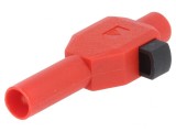 Mufă Banană 4mm 10A 600V Roșie Izolată