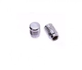 Set 2 capacele ventil rotunde, culoare crom, din aluminiu Cod Produs: MX_NEW AW54011