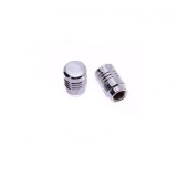 Set 2 capacele ventil rotunde, culoare crom, din aluminiu Cod Produs: MX_NEW AW54011