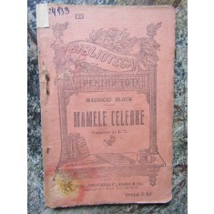 Mauriciu Block - Mamele Celebre