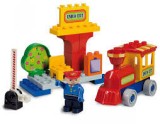 Cumpara ieftin Set constructie Unico Plus, locomotiva