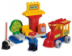 Set constructie Unico Plus, locomotiva foto