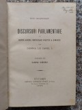 Discursuri Parlamentare Cu Priviri Asupra Dezvoltarii Politic - Titu Maiorescu ,553463
