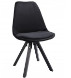 SCAUN SCANDINAV, NEGRUM, CATIFEA S1