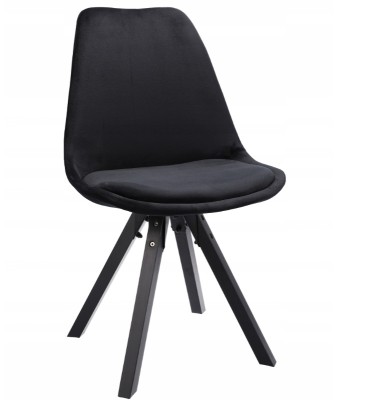 SCAUN SCANDINAV, NEGRUM, CATIFEA S1 foto