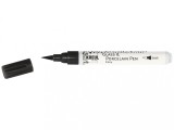 Marker pentru sticla si portelan Easy Brush, varf tip pensula,negru