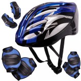 Set Protectie pentru copii, 7 piese, model BIKE, culoare Albastra AVX-KX5612_1, AVEX