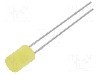Dioda LED 5mm, galbena, plat, 1.6...2.4V, LUCKYLIGHT - LL-503YD2Q-1B