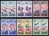 RUSIA 1977 - Cosmonautica, aniversare 20 de ani / serie completa, perechi, Nestampilat