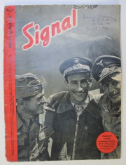 REVISTA &amp;#039; SIGNAL &amp;#039; , EDITIE IN LIMBA ROMANA , NUMARUL 1 DIN IULIE 1942 foto