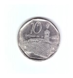 Moneda Cuba 10 centavos 2002, stare buna, curata, cu luciu