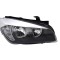 Far BMW X1 (E84), 08.2012-08.2015, partea Dreapta, TYC, tip bec H7+H7+PY21W+W5W; electric; Mulura superioara argintie; cu motor; halogen