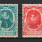 TIMBRE 140c, BELGIA, 1942, ALBERTUS, ISABELLA ; 3,25+6,75 Fr ; 5+10 Fr ; SERIE