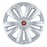 Set 4 Capace Roti Terra Gri R16, pentru Fiat
