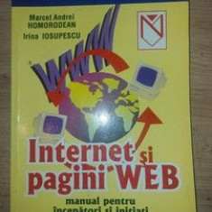 Internet si pagini Web- Marcel Andrei Homorodean, Irina Iosupescu