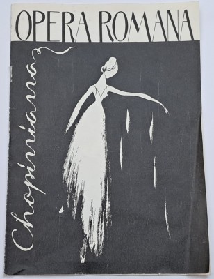 Opera Romana, pliant Frederic Chopin 1980 foto