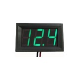 Voltmetru LED 4.5-30Vdc 48x28x22mm verde