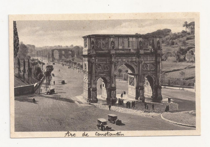 FV4-Carte Postala- ITALIA - Roma, Arco di Constantino, necirculata 1934
