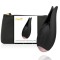 Stimulator Clitoris Floare Negru/Auriu Coquette