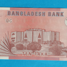10 Taka 2000 - Bancnota veche Bangladesh - piesa SUPERBA - UNC