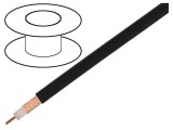 Cablu Coaxial RG213 Cupru PVC Negru 10.3mm