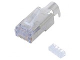 Mufă RJ45 Cat6 Ecranată cu Ghidaj
