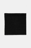 Medicine fular din amestec de lana culoarea negru, neted