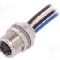 Conector M8, 4 pini, clasa etanseitate IP67, TE Connectivity - T4071017041-001