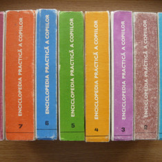 ENCICLOPEDIA PRACTICA A COPIILOR - 8 volume (completa) - 1981-1984
