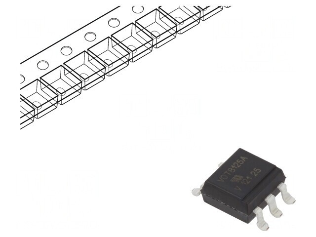 Optotriac 5kV SMD6 fără conectare la zero