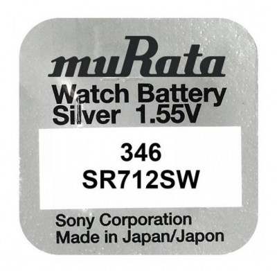 Pachet 10 baterii pentru ceas - Murata SR712SW - 346 foto