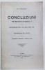 CONCLUZIUNI ...DIN PARTEA COMISIUNEI LEGATELOR..DIN ATENA ..IN PROCESUL CU MOSTENITORII DEFUNCTULUI VANGHELIE ZAPPA de EM. PORUMBARU , 1906