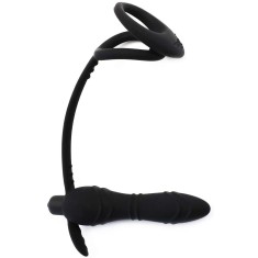 Vibrator anal cu inel