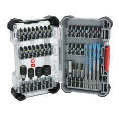 BOSCH Set mixt de 40 de accesorii pentru insurubare si gaurire Multi Construction PRO Impact, prindere hexagon 1/4&amp;quot;