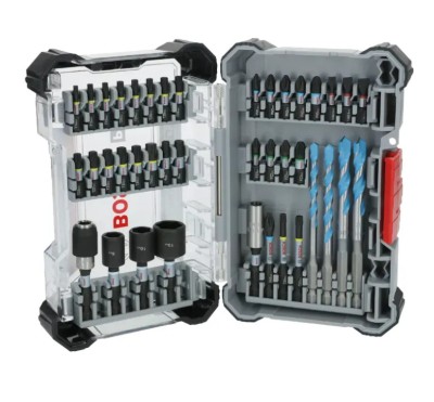 BOSCH Set mixt de 40 de accesorii pentru insurubare si gaurire Multi Construction PRO Impact, prindere hexagon 1/4&amp;amp;quot; foto