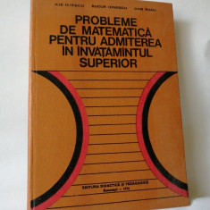 Probleme de matematica pentru admiterea in invatamantul superior, 1976